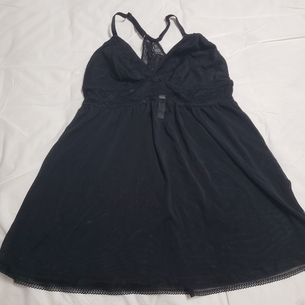 Black Lace Babydoll